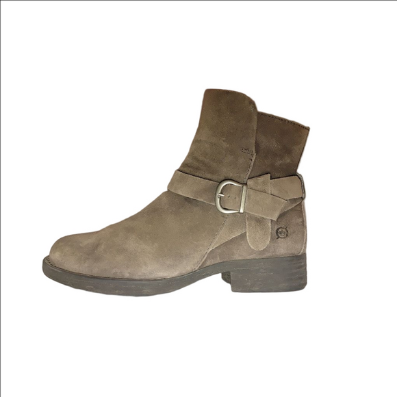 Born Syd Distressed Leather Moto Boots Size 9M - Picture 1 of 7